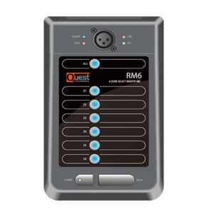(NEW) Quest RM-06 6 Zone Paging Station