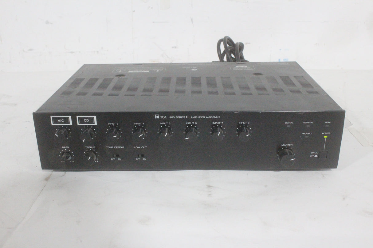 TOA Electronics 900 Series II A-903MK2 30W 8-Channel Modular Mixer/Amplifier