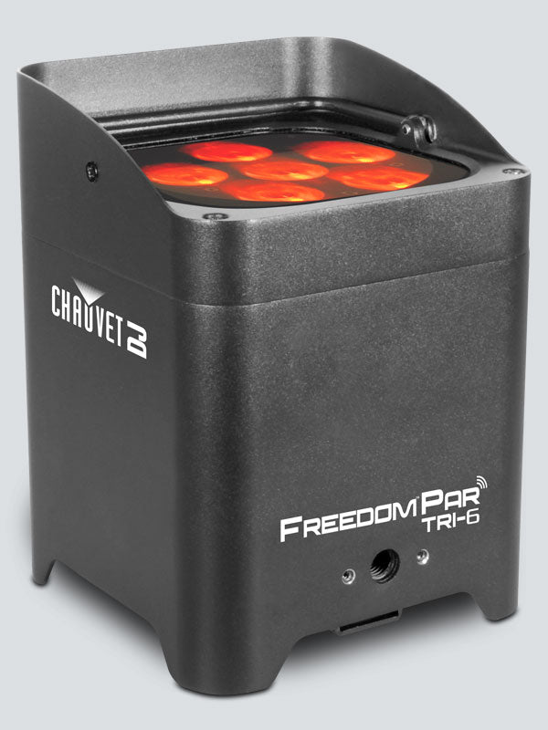 CHAUVET DJ Freedom Par Tri-6 Battery Powered RGB LED PAR with Wireless DMX