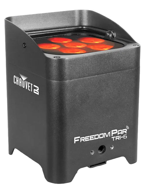 CHAUVET DJ Freedom Par Tri-6 Battery Powered RGB LED PAR with Wireless DMX