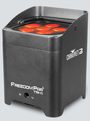 CHAUVET DJ Freedom Par Tri-6 Battery Powered RGB LED PAR with Wireless DMX