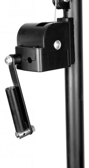 Chauvet Trusst CTCS30, 3 Meters Crank Up Tower Stand With T-Bar Adaptor