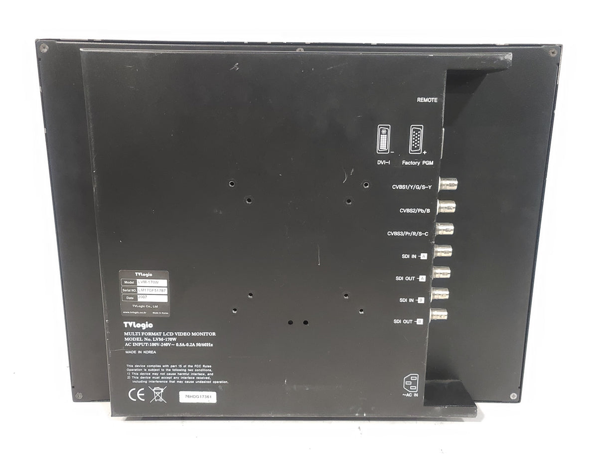 TVLogic LVM-170W 17'' LCD Multi Format Monitor
