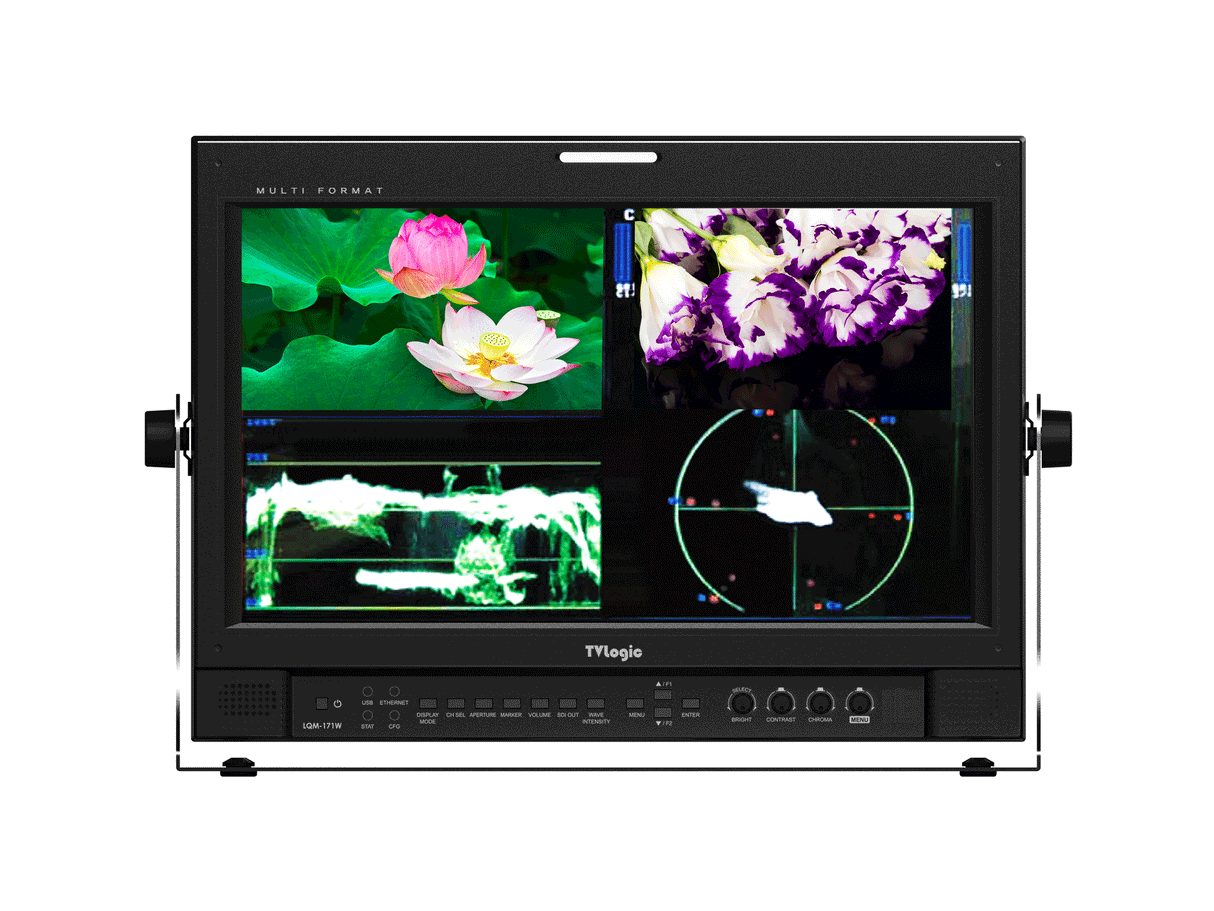 TVLogic LVM-171W 17" Multi-Format Broadcast LCD Monitor