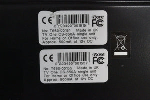 TV One CS-650A Pro SG Series Scan Converter Rack Unit