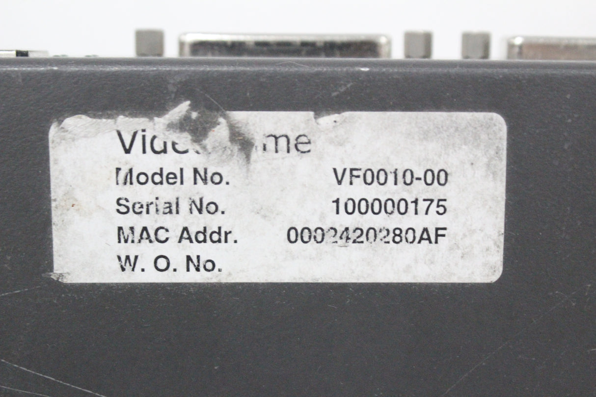 Tally Mapper Video Frame Model VF0010-00