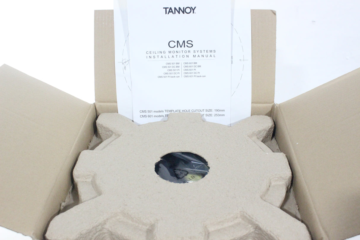 Tannoy 6" Full-Range Ceiling Loudspeaker with Dual-Concentric Driver (Blind Mount, Pair)