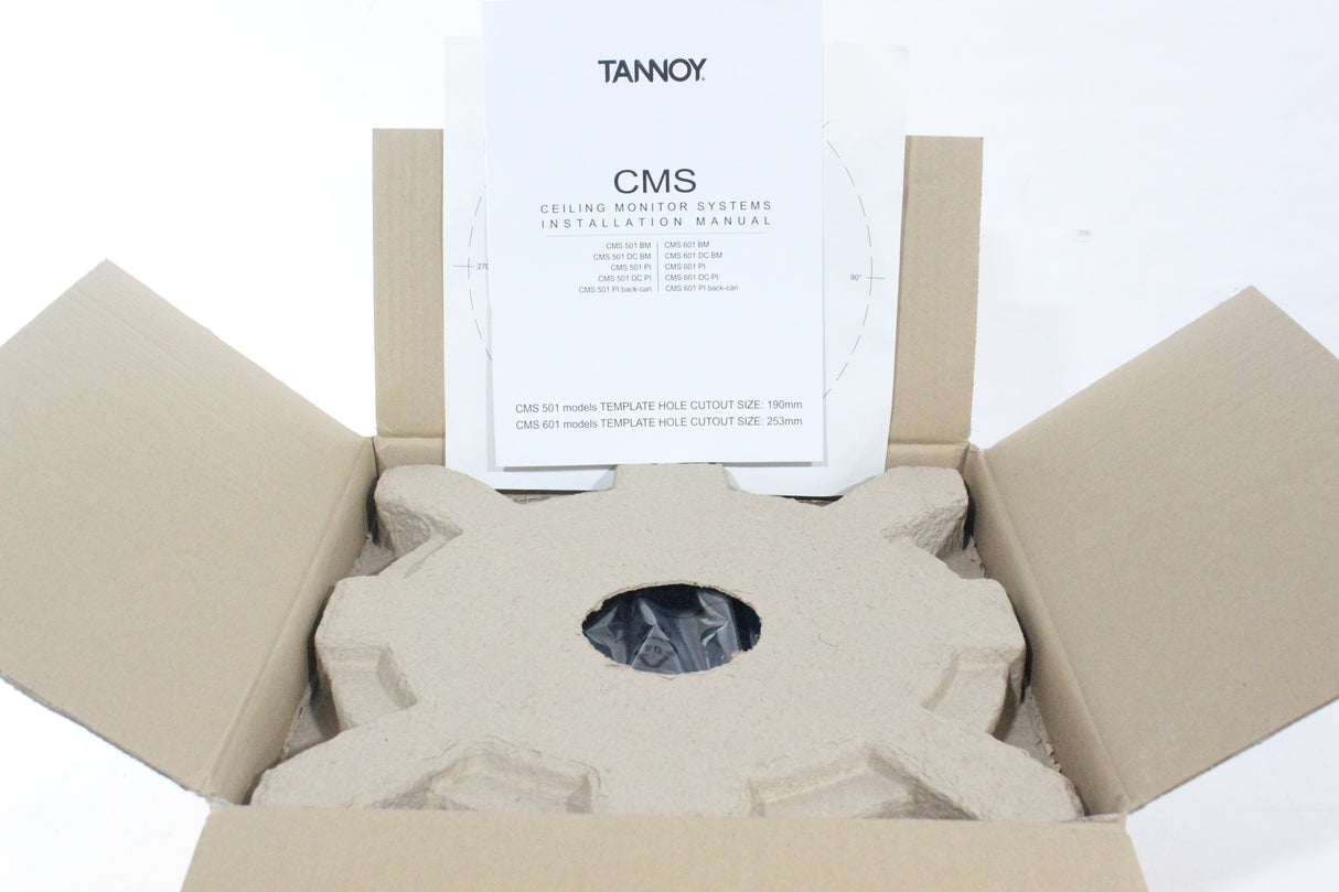 Tannoy 6" Full-Range Ceiling Loudspeaker with Dual-Concentric Driver (Blind Mount, Pair)