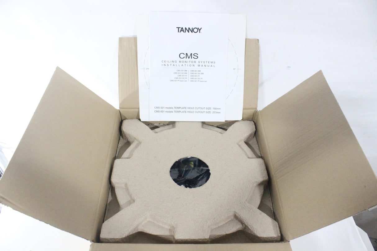 Tannoy 6" Full-Range Ceiling Loudspeaker with Dual-Concentric Driver (Blind Mount, Pair)