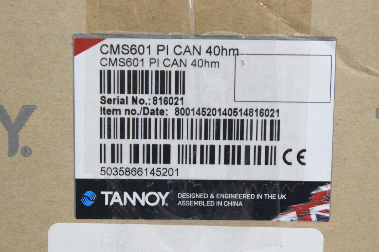 Tannoy 6" Full-Range Ceiling Loudspeaker with Dual-Concentric Driver (Blind Mount, Pair)