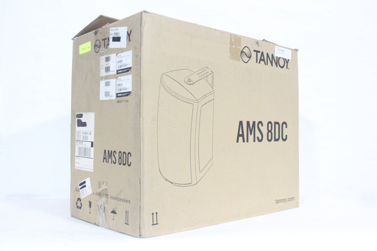 Tannoy AMS 8DC WH 8" Dual Concentric Surface-Mount Installation Loudspeaker