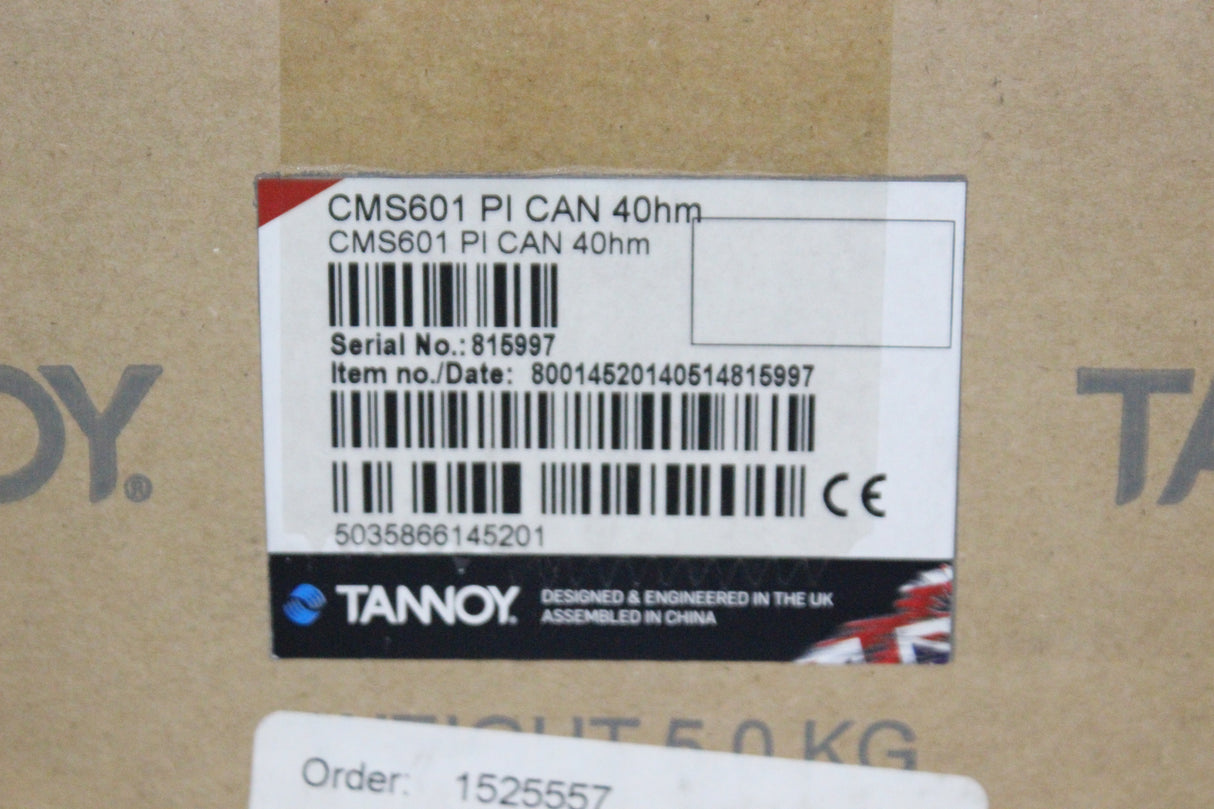 Tannoy CMS601 PI In-Ceiling Monitor - Pair