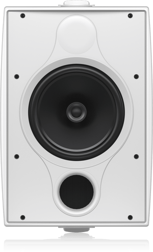 Tannoy DVS 8T-WH 8" Coaxial Surface-Mount Loudspeaker with Transformer for Installation Applications (White)