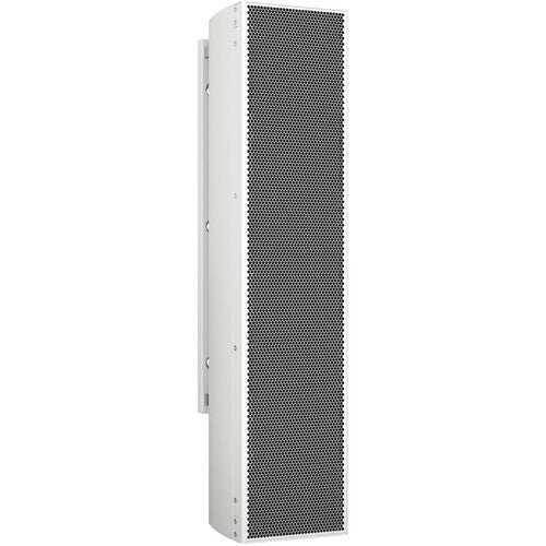 Tannoy QFLEX16LS-WP Digitally Steerable Powered Column Array Loudspeaker w/ 16 Independently Controlled Drivers, Integrated DSP and BeamEngine GUI Control for Life Safety Installation Applications (Weather Protected)