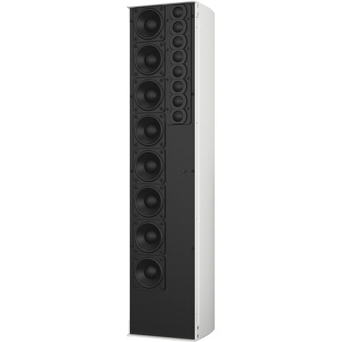 Tannoy QFLEX16LS-WP Digitally Steerable Powered Column Array Loudspeaker w/ 16 Independently Controlled Drivers, Integrated DSP and BeamEngine GUI Control for Life Safety Installation Applications (Weather Protected)