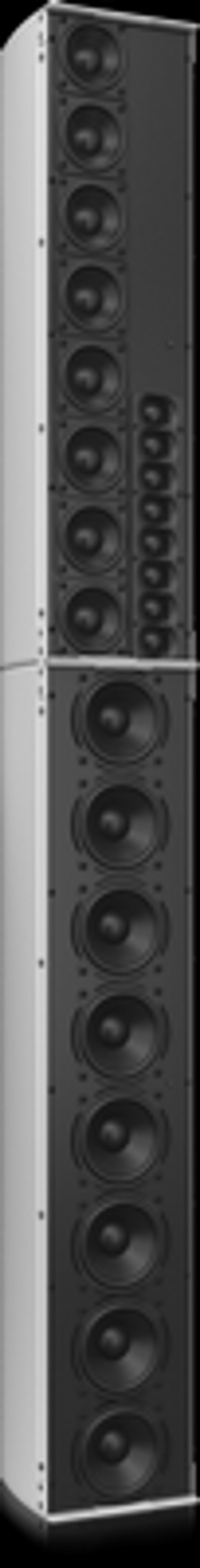 Tannoy QFLEX24-WP 24-WP Digitally Steerable Powered Column Array Loudspeaker w/ 24 Independently Controlled Drivers, Integrated DSP and BeamEngine GUI Control for Installation Applications (Weather Protected)