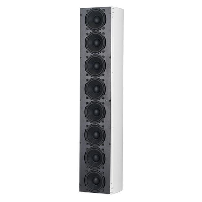 Tannoy QFLEX8 Digitally Steerable Powered Column Array Loudspeaker w/ 8 Independently Controlled Drivers, Integrated DSP and BeamEngine GUI Control for Installation Applications
