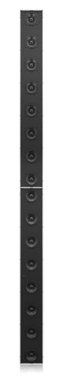 Tannoy QFLEX 16LS-WP Digitally Steerable Powered Column Array Loudspeaker with 16 Independently Controlled Drivers, Integrated DSP and BeamEngine GUI Control for Life Safety Installation Applications (Weather Protected)