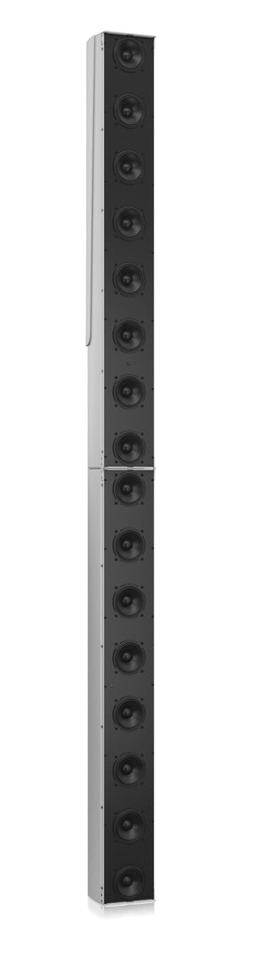 Tannoy QFLEX 16LS-WP Digitally Steerable Powered Column Array Loudspeaker with 16 Independently Controlled Drivers, Integrated DSP and BeamEngine GUI Control for Life Safety Installation Applications (Weather Protected)