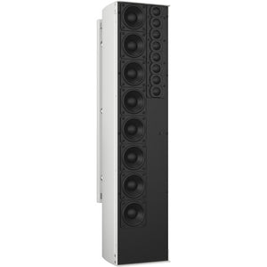 Tannoy QFLEX 16 Digitally Steerable Powered Column Array Loudspeaker with 16 Independently Controlled Drivers, Integrated DSP and BeamEngine GUI Control for Installation Applications