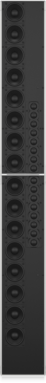 Tannoy QFLEX 32 Digitally Steerable Powered Column Array Loudspeaker with 32 Independently Controlled Drivers, Integrated DSP and BeamEngine GUI Control for Installation Applications
