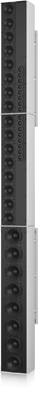 Tannoy QFLEX 40 Digitally Steerable Powered Column Array Loudspeaker with 40 Independently Controlled Drivers, Integrated DSP and BeamEngine GUI Control for Installation Applications