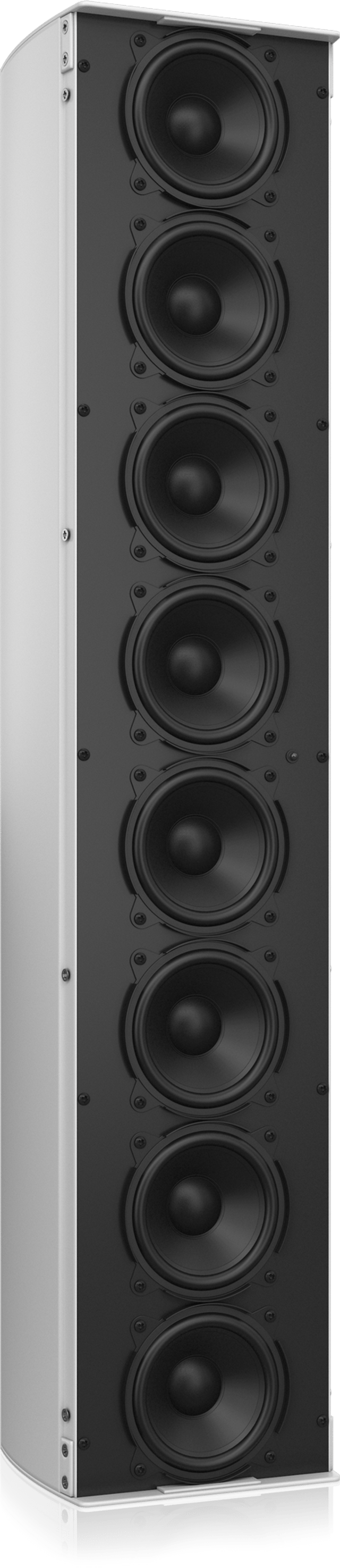 Tannoy QFLEX 8 Digitally Steerable Powered Column Array Loudspeaker with 8 Independently Controlled Drivers, Integrated DSP and BeamEngine GUI Control for Installation Applications