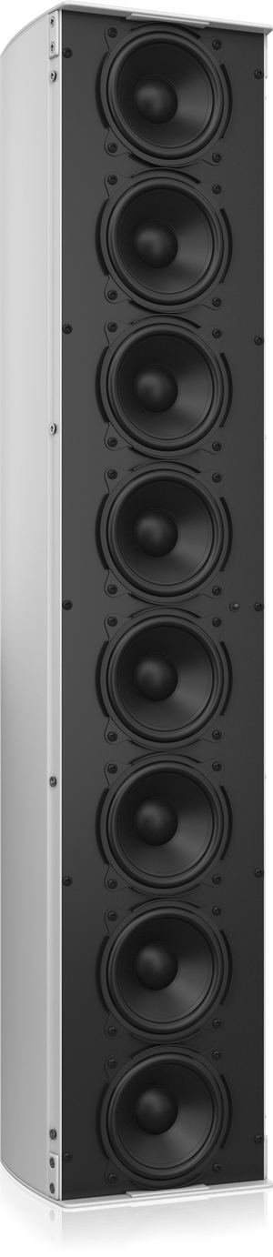 Tannoy QFLEX 8 Digitally Steerable Powered Column Array Loudspeaker with 8 Independently Controlled Drivers, Integrated DSP and BeamEngine GUI Control for Installation Applications