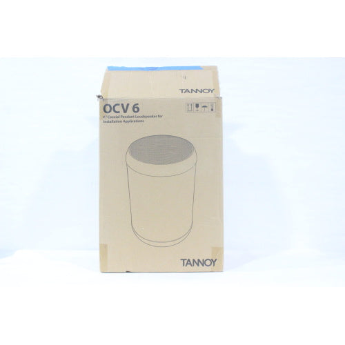 Tannoy TA-OCV6-BK 6" Coaxial Pendant Loudspeaker for Installation Applications