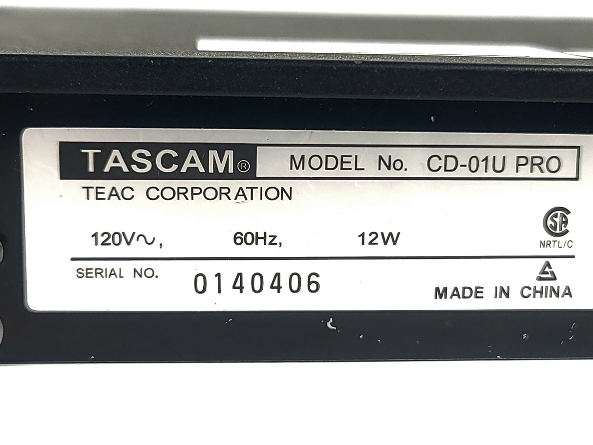 Tascam CD-01U CD Player