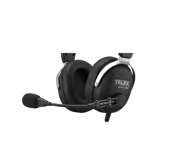 Telex Aviation Intercom Dual Ear Micro Phone Headset