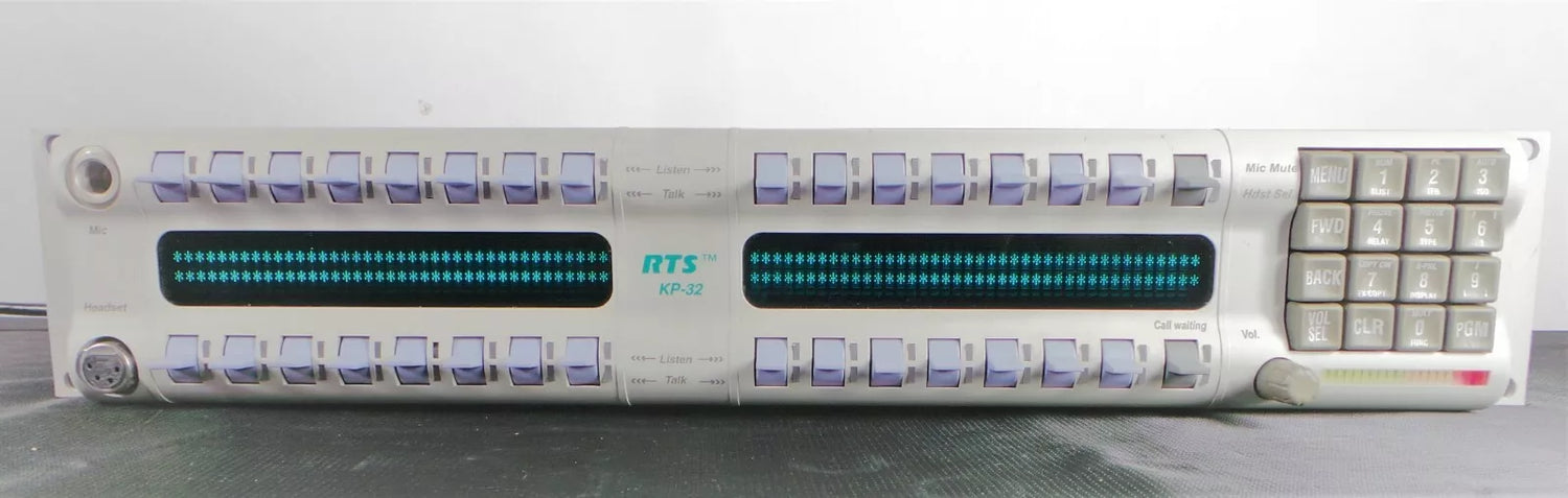 Telex RTS KP-32 32 Position Intercom Talkback Matrix Key Panel