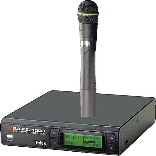 Telex S.A.F.E. 1000 UHF Handheld Microphone System w/ ND/767 Mic (Band A)