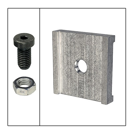 The Light Source 90 Degree Fixed Mega-Coupler XL Hardware Kit Retrofit Kit Silver ML9M-XL-RKIT