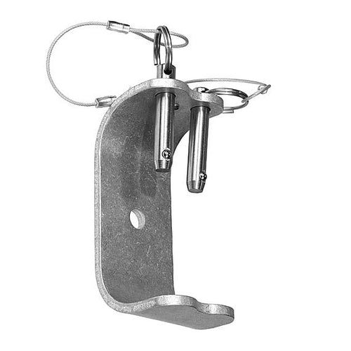 The Light Source Chain Pole Clamp Light Mount Bracket Silver CPC-AB-2