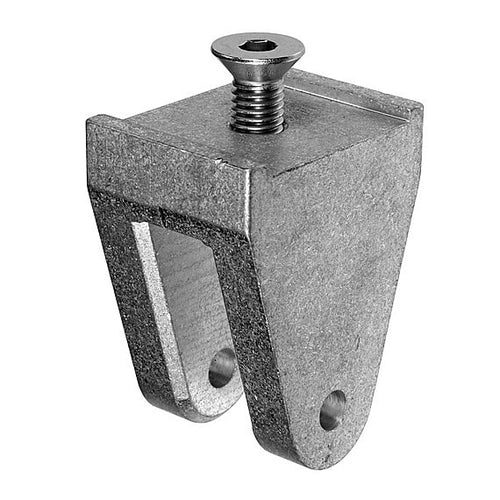 The Light Source Mega-Coupler Clevis with Bolt Silver MLM-CLEVIS