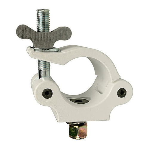 The Light Source Mega-Coupler with CS Base and 1_2 Flat Head Bolt White Powder Coat MLW-1_2CS