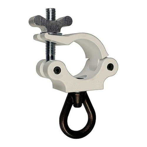 The Light Source Mega-Coupler with Eyenut White Powder Coat MLWSE