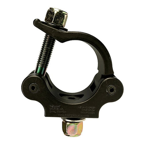 The Light Source Mega-Coupler with Flat Head Bolt Black Nylock Nut Black Anodized MLB1_2CS-NN