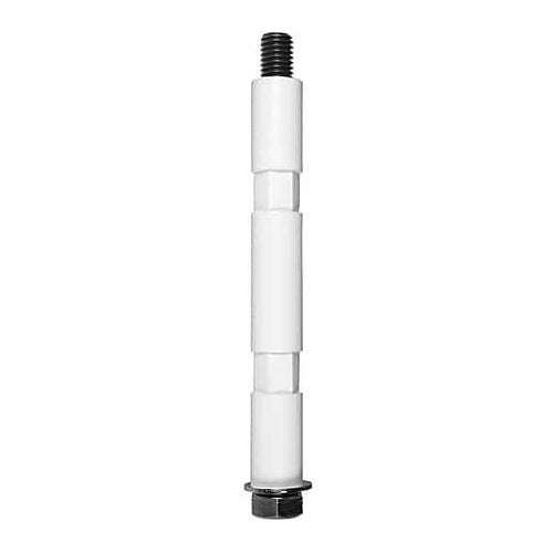 The Light Source Mega-Drop Down 6 inch White Powder Coat MDDW6