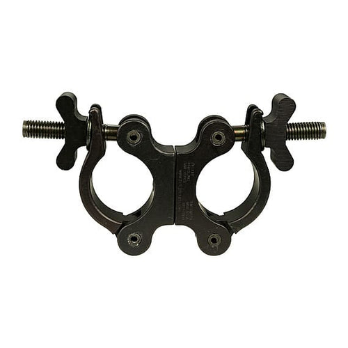 The Light Source Mega-Slim Swivel Coupler with Nylock Nuts Black MSCSB-NN