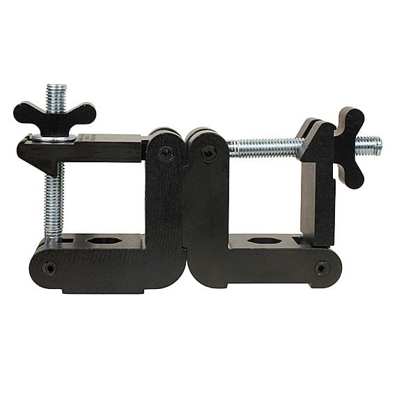 The Light Source Mega-Square 2 Inch Parallel Coupler Black Black Anodized SQCP2B