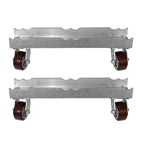The Light Source Mega-Truss Dolly for two 12 truss or one 20.5 truss (24 Long) Silver MTD12_2-20.5_1
