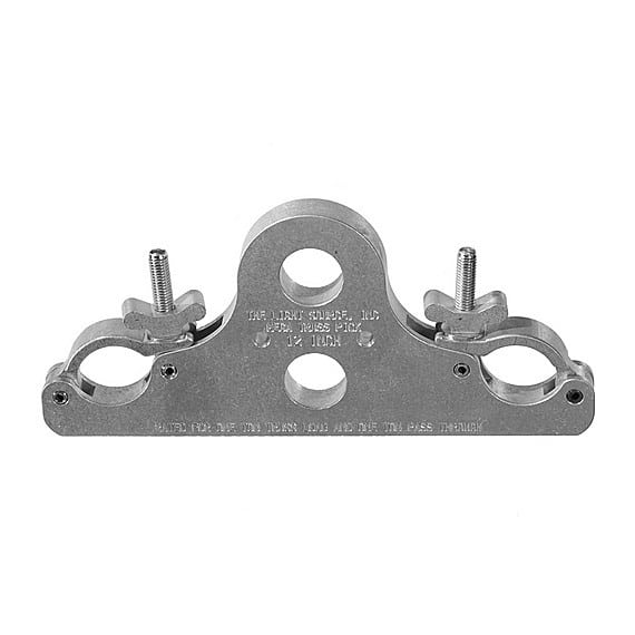 The Light Source Mega-Truss Pick 12 Truss 1-Ton Black Anodized MTP12B|The Light Source Tent Beam Clamp 8 Silver MTBC8