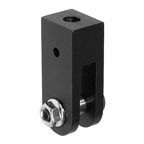 The Light Source Threaded Rod Hanger for Mega-Batten Clamp .500 Black Anodized MBAT-TRH.500B
