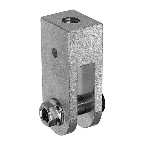 The Light Source Threaded Rod Hanger for Mega-Batten Clamp .500 Silver MBAT-TRH.500