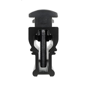 The Light Source 10" Mega-Beam Clamp, 3 Ton, Black Anodized