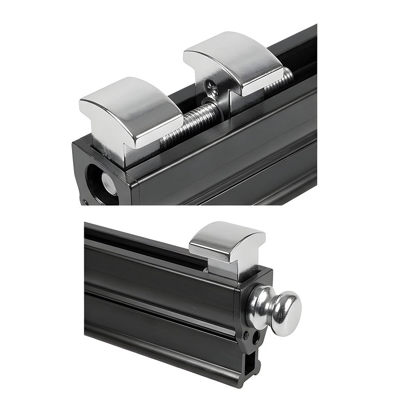 The Light Source 10" Mega-Beam Clamp, 3 Ton, Black Anodized