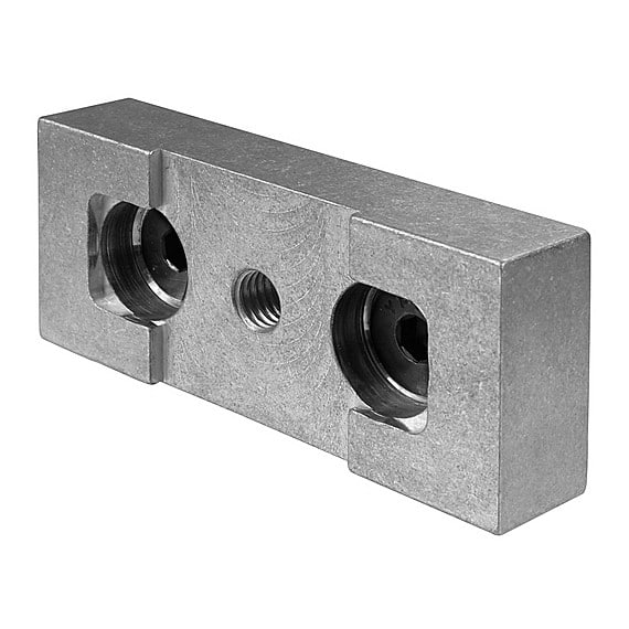 The Light Source Chain Pole Clamp, Bolt On Coupler Adapter, Silver