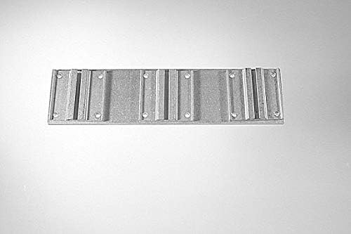 The Light Source M140 Track Hanger Triple, 6" Centers, Silver
